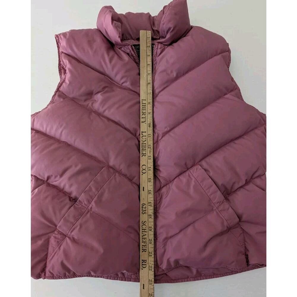 Eddie Bauer Womens XL Goose Down Puffer Vest Pink Quilted Nylon Outdoor Seattle - Picture 7 of 7